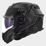CASCO MODULAR LS2-FF901 ADVANT X C DYNAMIC GREY-ECE 22.06. NEGRO GRIS - Imagen 2